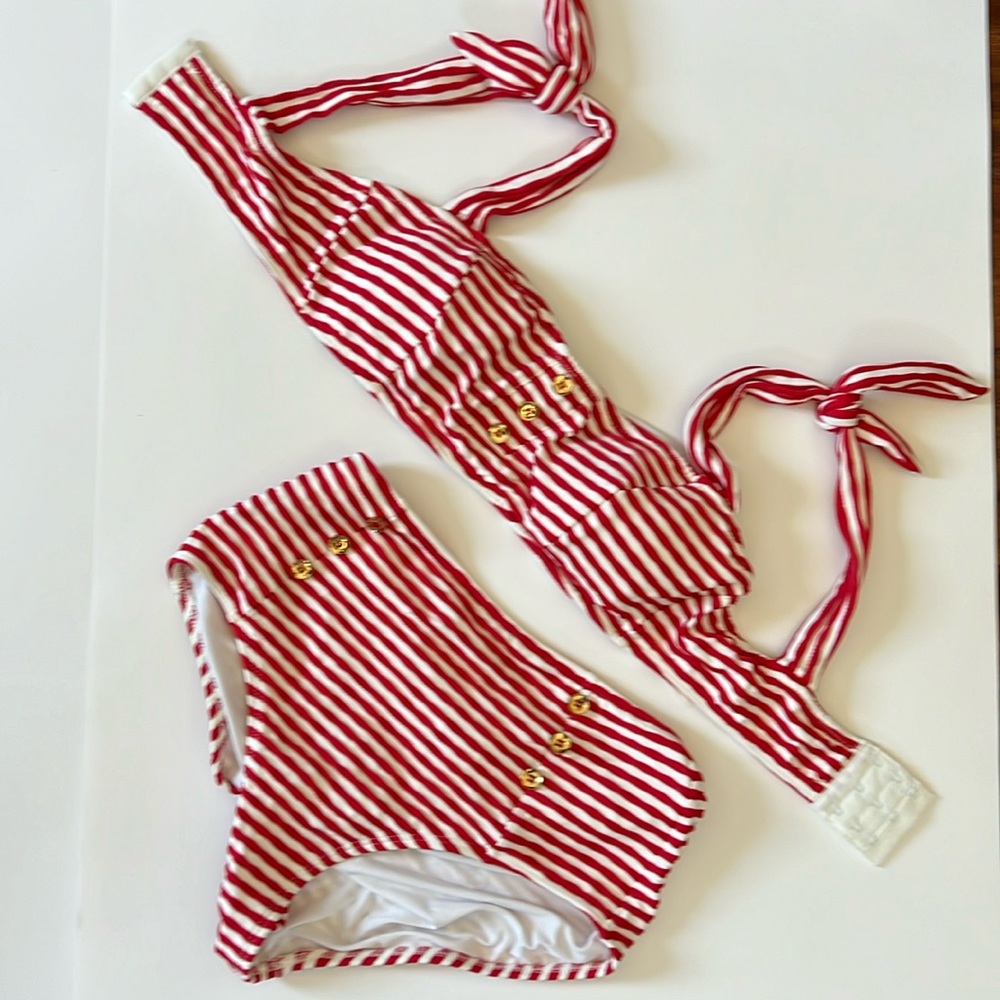 Selena Gomez Ice Cream Music Video SHOSHANNA Bikini Top and High Wasted Bottoms
